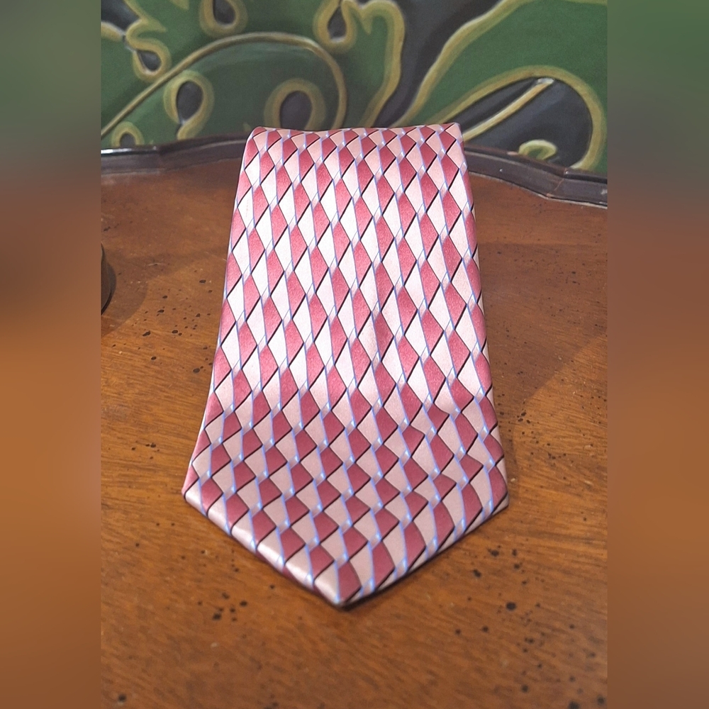 Zylos by George Machado 100% Imported Silk Tie Made in USA, Xtra Long, Dry Clean